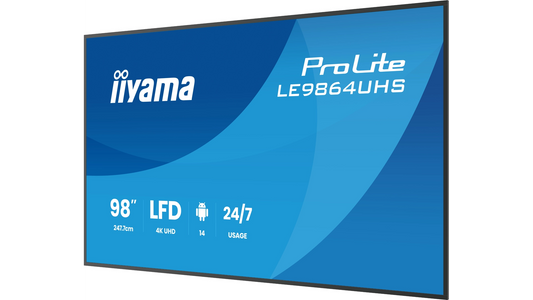 Écran d'affichage dynamique 98' 4K uhd dalle va 3840x2160