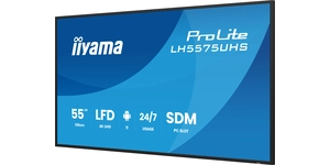 ECRAN 55'4K UHD 3840X2160 DALLE IPS LED 24/7 Haut-parleurs,3xHDMI 1xDP 2xUSB 8ms – LH5575UHS-B2AG – vue 2