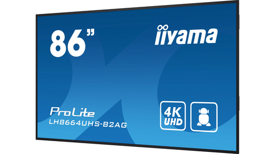 Écran d'affichage dynamique 4K uhd 86' affichage dynamiqu