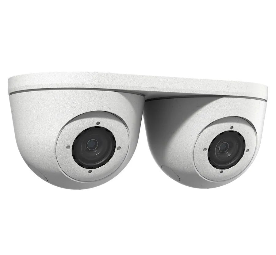 Accessoire pour caméra de vidéosurveillance dual mount blanc pour 2 modules