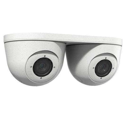 Accessoire pour caméra de vidéosurveillance dual mount blanc pour 2 modules
