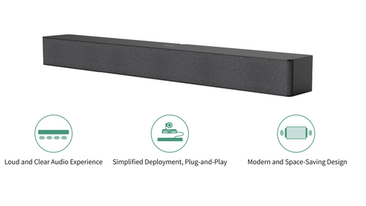 Accessoire de visioconférence barre de son 10W rms jack input 3.5