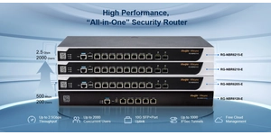 Routeur cloud sécurisé Reyee NBR6215-E — Firewall, IPS et uplink 10 Gigabit jusqu'à 2000 utilisateurs