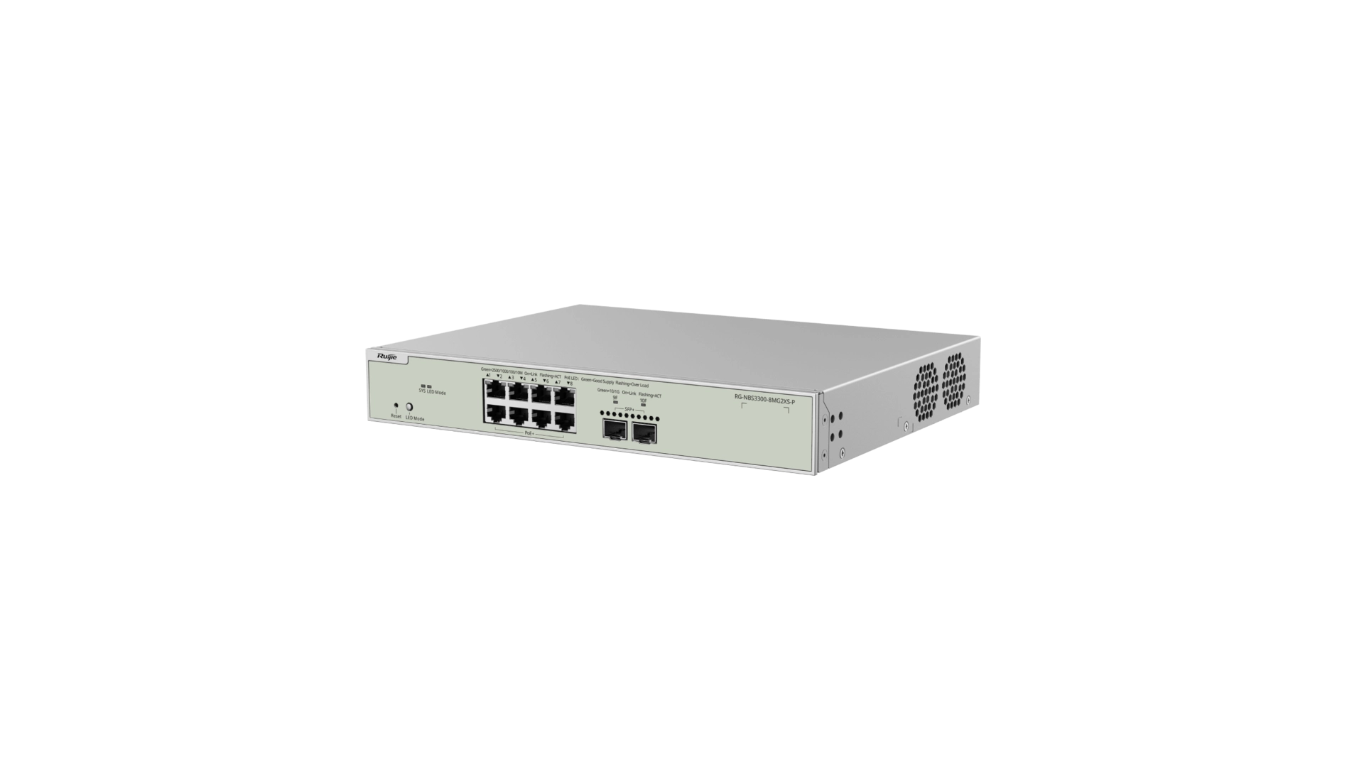 Reyee NBS3300-8MG2XS-P switch manageable 8 ports Multi-Gigabit PoE+