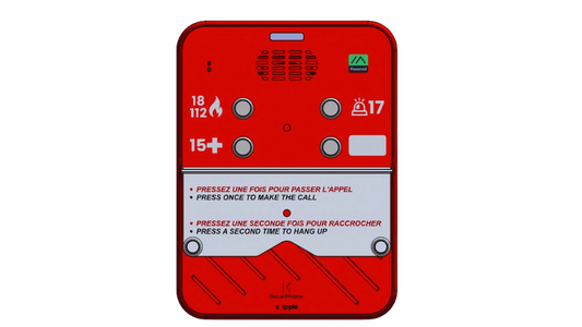 Téléphone d'urgence Équipé de 4 boutons d'appel 2G/3G/4G