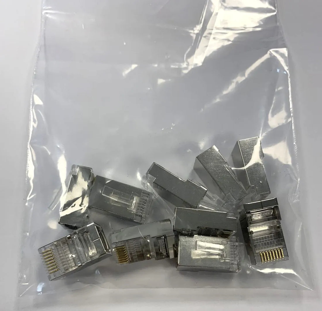 Connecteur électronique Plug RJ45 CAT5E Multibrin 10pcs