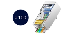Connecteur électronique AWG24 a AWG26 multibrins / lot de 100 – vue 2