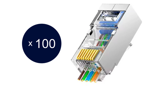 Connecteur électronique AWG24 a AWG26 multibrins / lot de 100