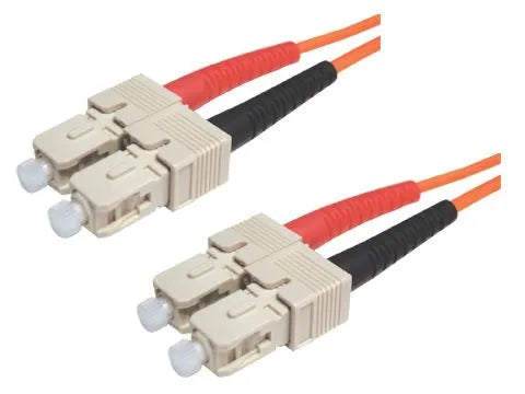 Cordon fibre optique jar. fo 50/125 sc/sc duplex lsoh