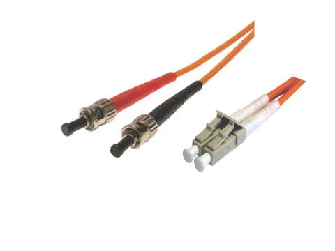 Cordon fibre optique jar. fo 62.5/125 st/lc duplex