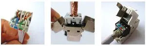 Connecteur électronique Noyau RJ45 stp CAT.8,1 Sans outil – vue 3