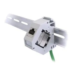 Connecteur électronique adptateur rail din pour 1 Noyau