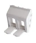 Connecteur électronique module 45x45 2 ports inclines A 30 – vue 2