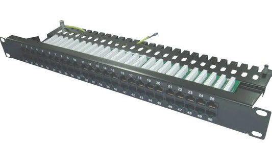 PANNEAU 1U Cat3 50 PORTS RJ45 ISDN - CAT.3 / TYPE 110 ET KRONE