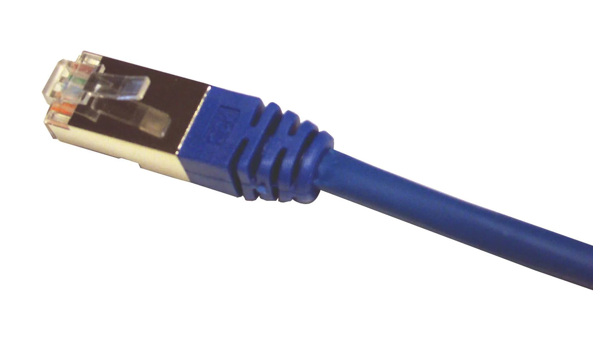 CORDON CAT5E BASIC F/UTP 50CM LSOH BLEU RJ45
