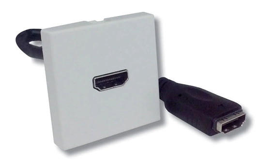 Connecteur électronique plastron HDMI f/f cordon 20CM