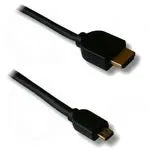 Équipement audiovisuel cordon micro hdmi/hdmi 2m – vue 2
