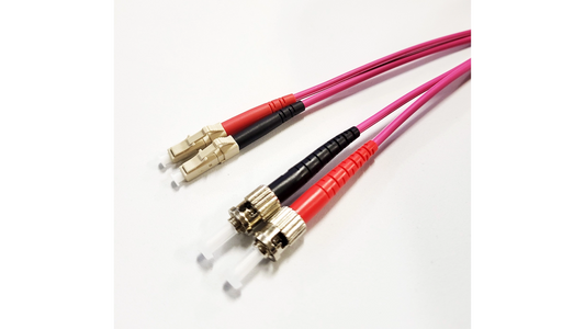 Cordon fibre optique jar. fo 50/125 sc/lc duplex OM4