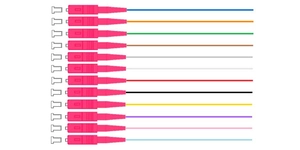 Composant fibre optique pigtail OM4 sc multimode 50/125 2m – vue 2