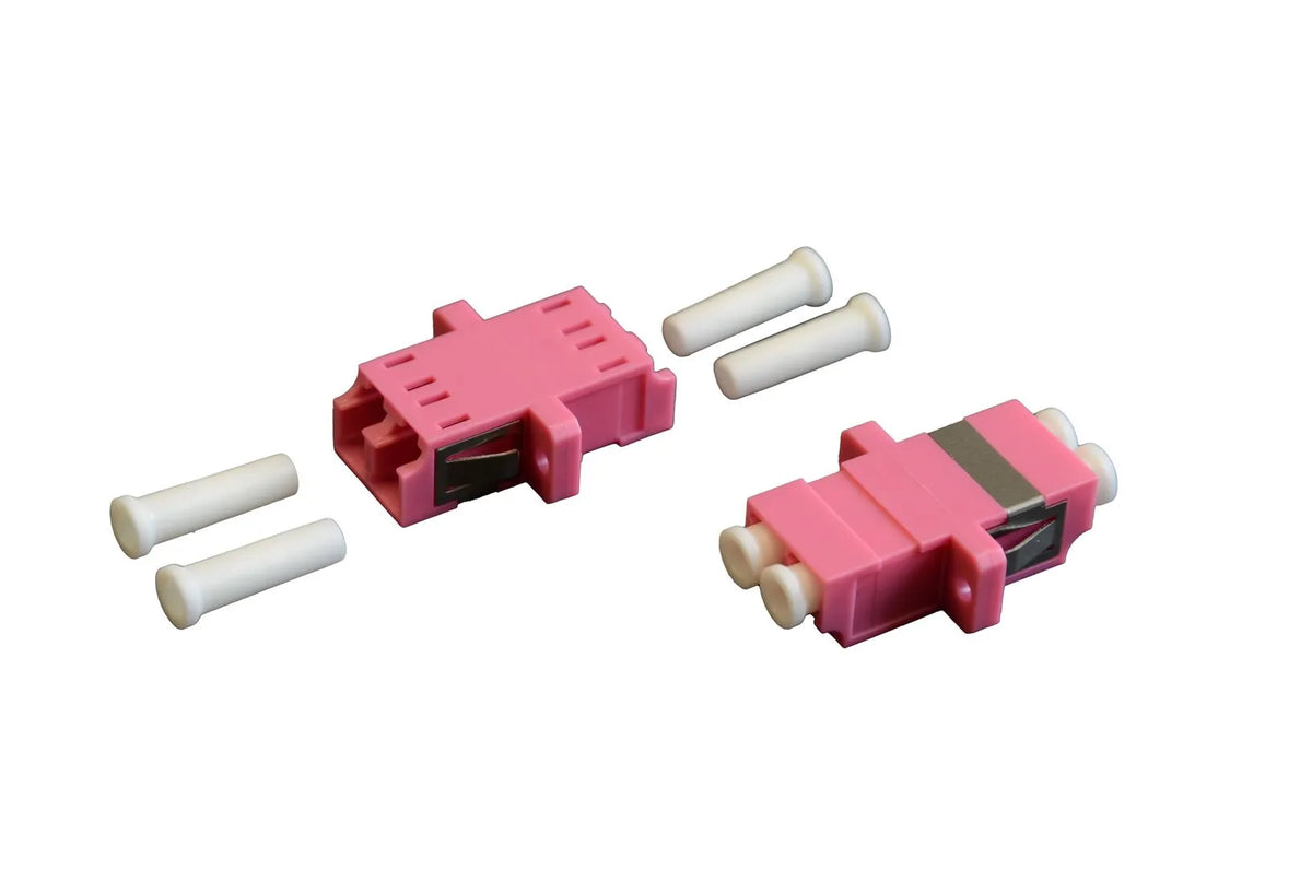 Composant fibre optique coupleur lc/lc duplex multimode OM4