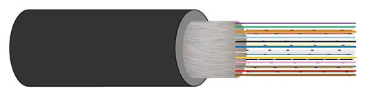 CÂBLE 24 FO MULTIMODE INT/EXT 500M 50/125 OM3 DCA Structure serree 900um noire LSZH, anti rongeurs