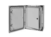 COFFRET EXTERIEUR 500x400x210mm EN POLYCARBONATE AVEC UNE PLATINE DE MONTAGE & SERRURE DE 2 POINTS – vue 2