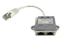 Connecteur électronique dedoubleur eth 10BT RJ45Mx2RJ45F – vue 2