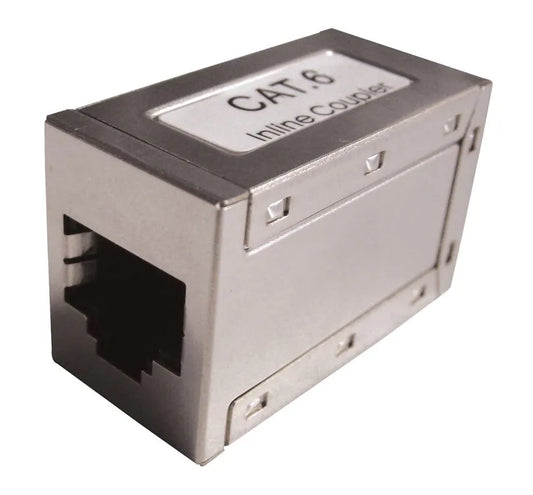Connecteur électronique raccord RJ45 fem/fem blinde CAT6
