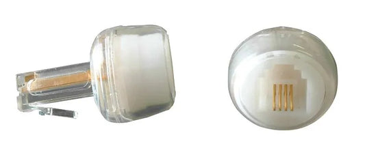 Accessoire téléphonique adaptateur plug rotatif pour tel