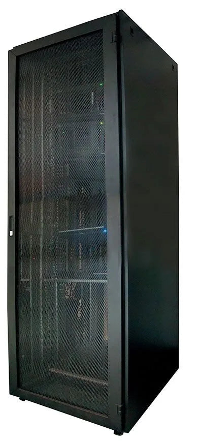 Baie / coffret réseau 42U 600x1000 av et ar ajourees