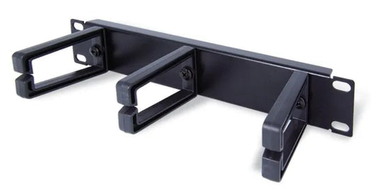 BANDEAU GUIDE CÂBLE 1U 10 POUCES 3 3 ANNEAUX NOIR