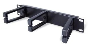 BANDEAU GUIDE CÂBLE 1U 10 POUCES 3 3 ANNEAUX NOIR – vue 2