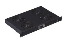 Support de baie informatique kit 4 ventilateurs + thermostat 1U – vue 2