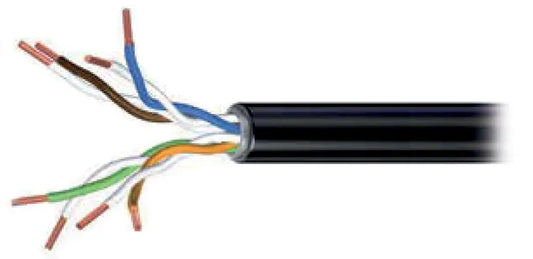 CÂBLE CAT5E UTP +GAINE PE EXTERIEUR Box 305m LSZH