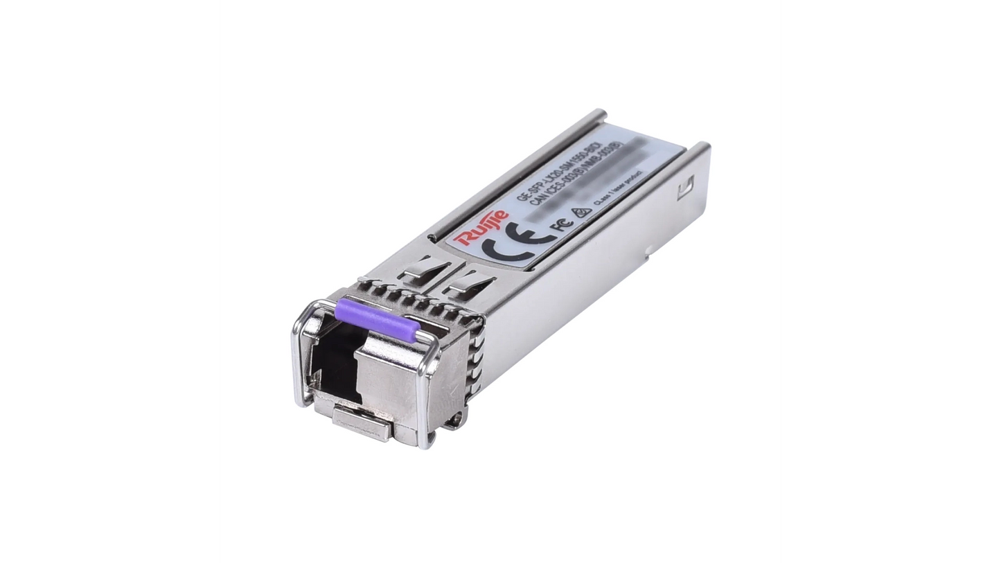 Module SFP BIDI Gigabit 20 km – TX1550/RX1310 – Reyee NISGESFP20KMSM15