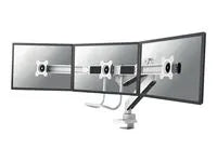 SUPPORT BUREAU 3 ECRANS BLANC 18KG MAX VESA maximum : 100x100mm / VESA minimum : 75x75mm – vue 3