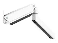 SUPPORT BUREAU 3 ECRANS BLANC 18KG MAX VESA maximum : 100x100mm / VESA minimum : 75x75mm – vue 5