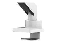 SUPPORT BUREAU 3 ECRANS BLANC 18KG MAX VESA maximum : 100x100mm / VESA minimum : 75x75mm – vue 6
