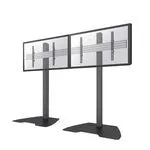 Support mural pour écran 2 écrans plats jusqu'a 55'/65' / Charge 60kg – vue 2