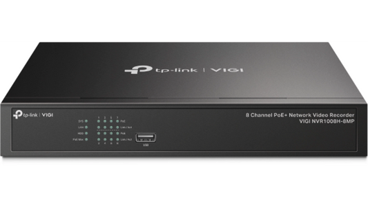 Enregistreur vidéo réseau  8 voies 8 PoE+ 113W 8Mp