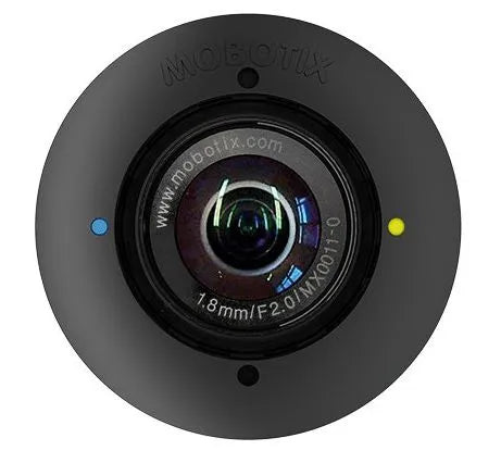 Objectif pour caméra de vidéosurveillance capteur couleur S16/M16 180 noir