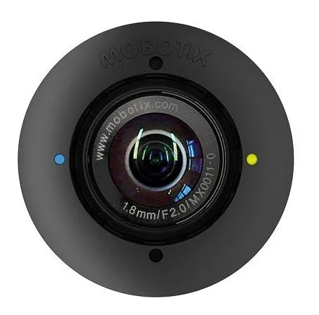 Objectif pour caméra de vidéosurveillance capteur n/b S16/M16 180 noir