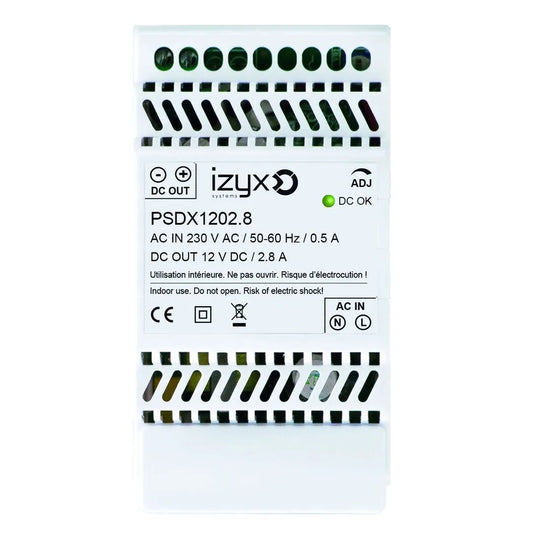 Bloc d'alimentation alim rail din 3M 12V/2,8A