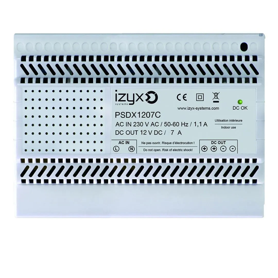 Bloc d'alimentation alim charg raildin 7M 12V/7A