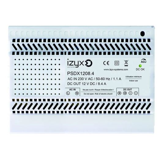 Bloc d'alimentation alim rail din 7M 12V/8,4A