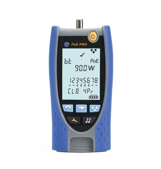 Testeur réseau / électrique POE pro : testeur de POE 90W blueto