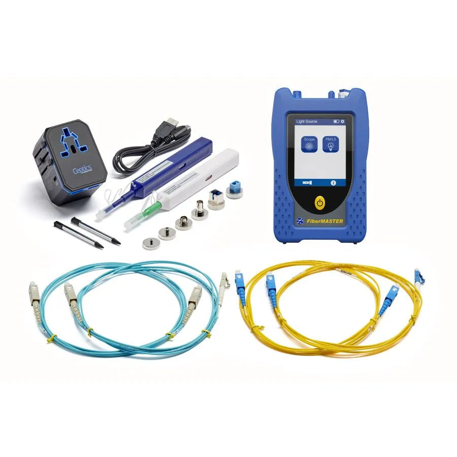 Testeur réseau / électrique source lumineuse multimode & monomo