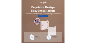 Point d'accès Wi-Fi ap WIFI 6 dual band wall plate POE – vue 6