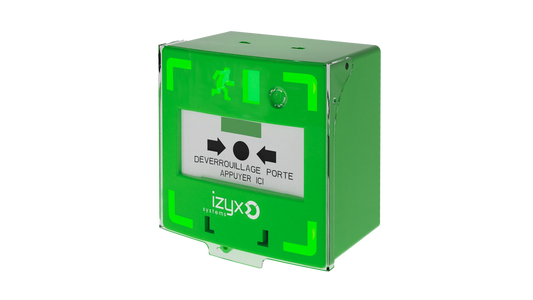 Accessoire de porte dm vert 3 contacts LED buz 12/24VDC