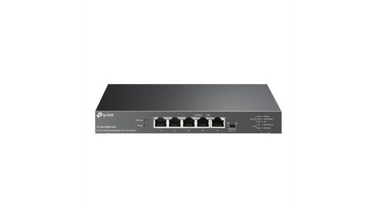 SWITCH 5 PORTS 2,5G DONT 4 POE++ Budget PoE 123w
